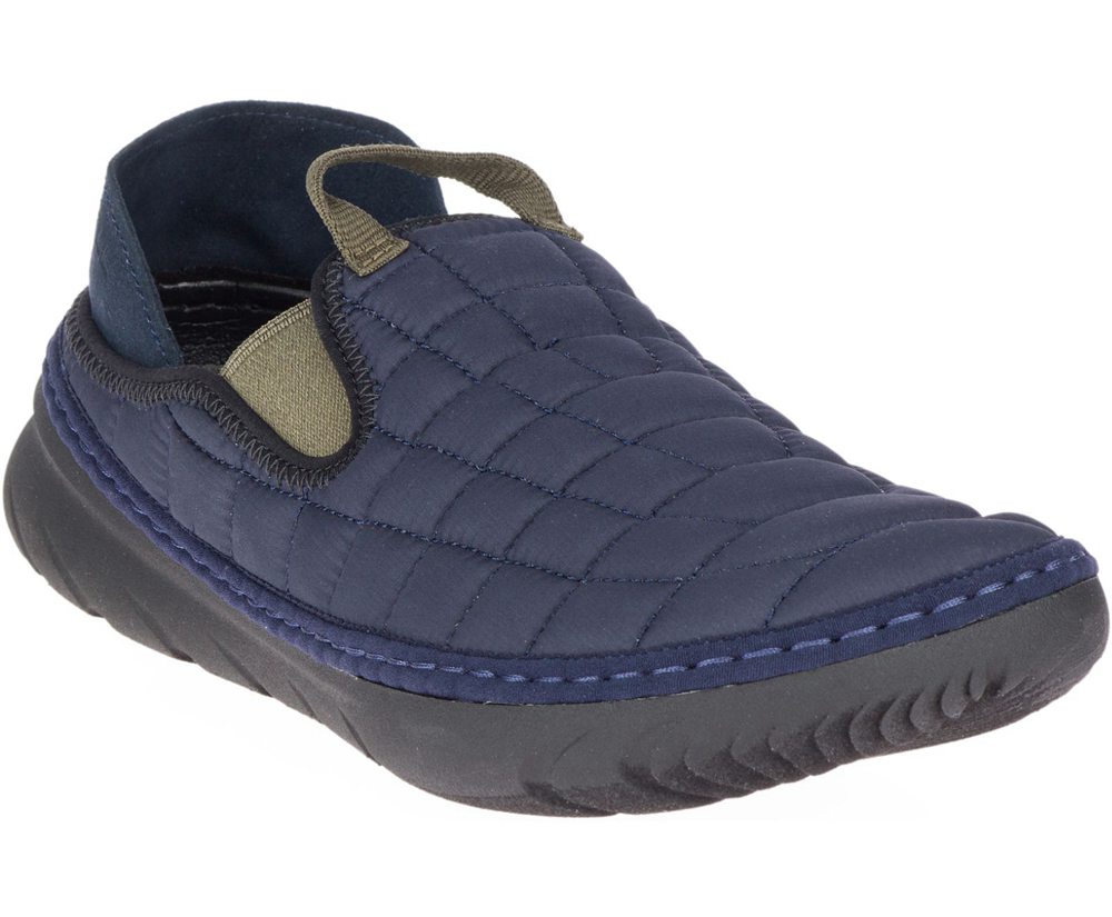 Merrell Slip Ons Navy - Hut Moc - Mens 18RYCXQTF